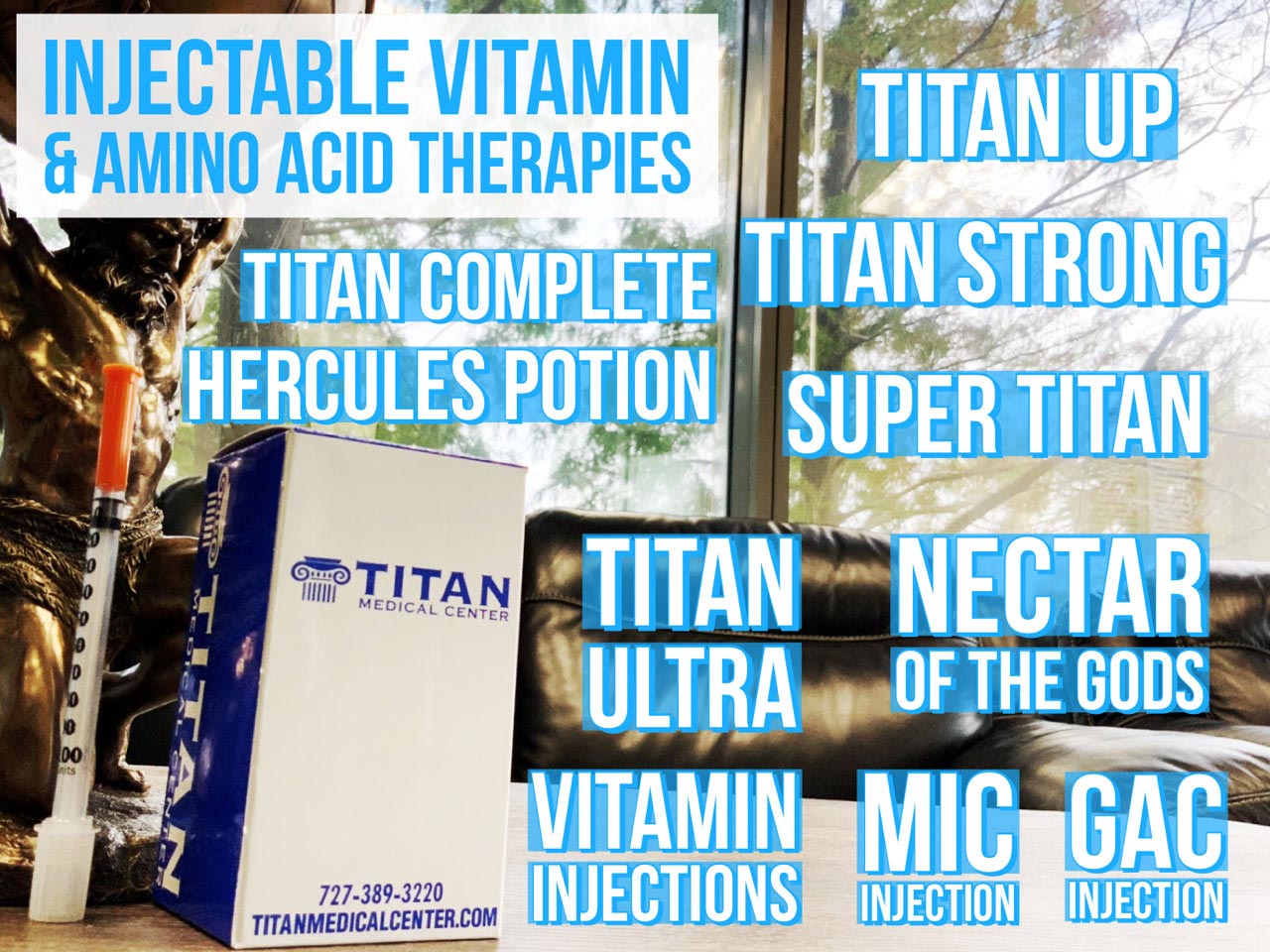 Injectable B12 Vitamins Amino Acids Titian Medical Center Tampa