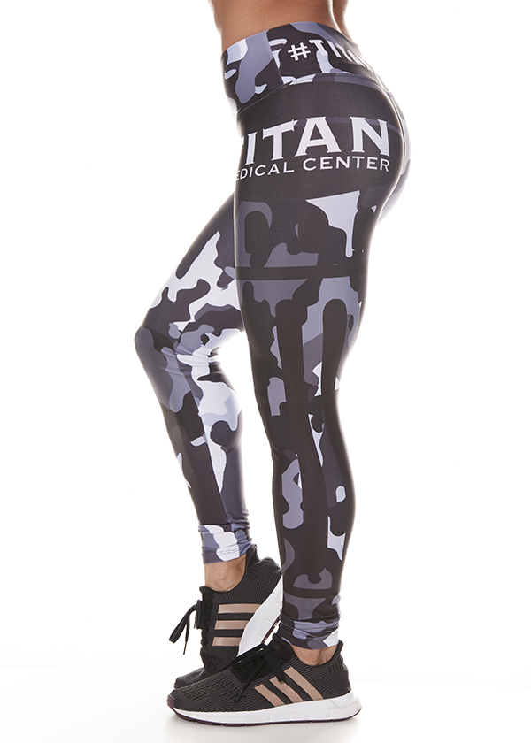 Women's Black & White Camo Leggings – Titan Medical Center