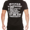 Black V-Neck T-Shirt - Image 2