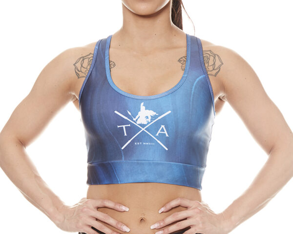 Titan Athletic Women's Blue Sports Bra