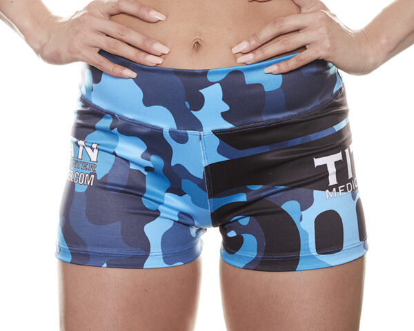 Women's Blue Camo Shorts