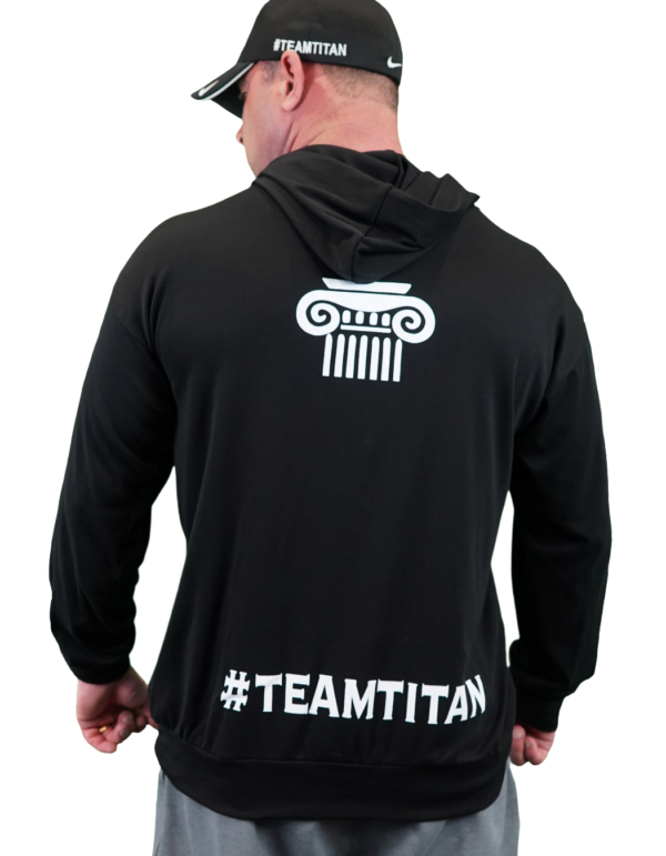 Men's Black Long Sleeve Hoodies - Image 2