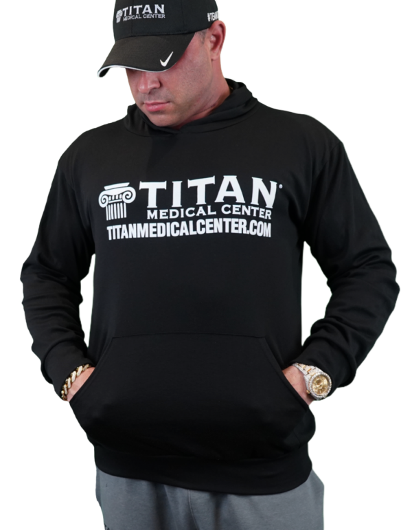 Men's Black Long Sleeve Hoodies - Image 3